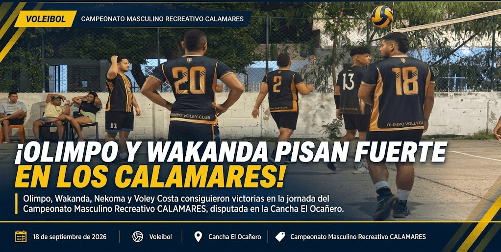 🔥 ¡Los Calamares aprietan el paso: Nekoma sigue perfecto y Wakanda vive una jornada de contrastes!